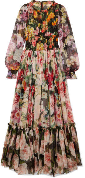 dolce gabbana floral dress